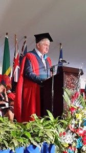 Debis O'Brien Addressing Graduands