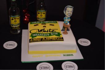 Ribbie's Wray Rum Birthday Cake
